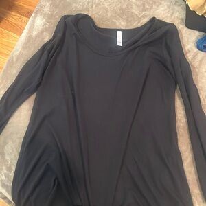 Classic Black Long Sleeve Top